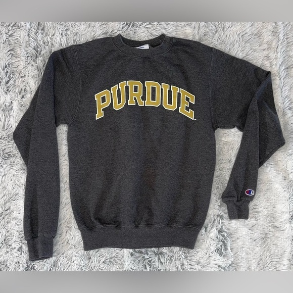 Champion || Purdue University Crewneck Sweatshirt VGUC Size XS - Picture 2 of 10